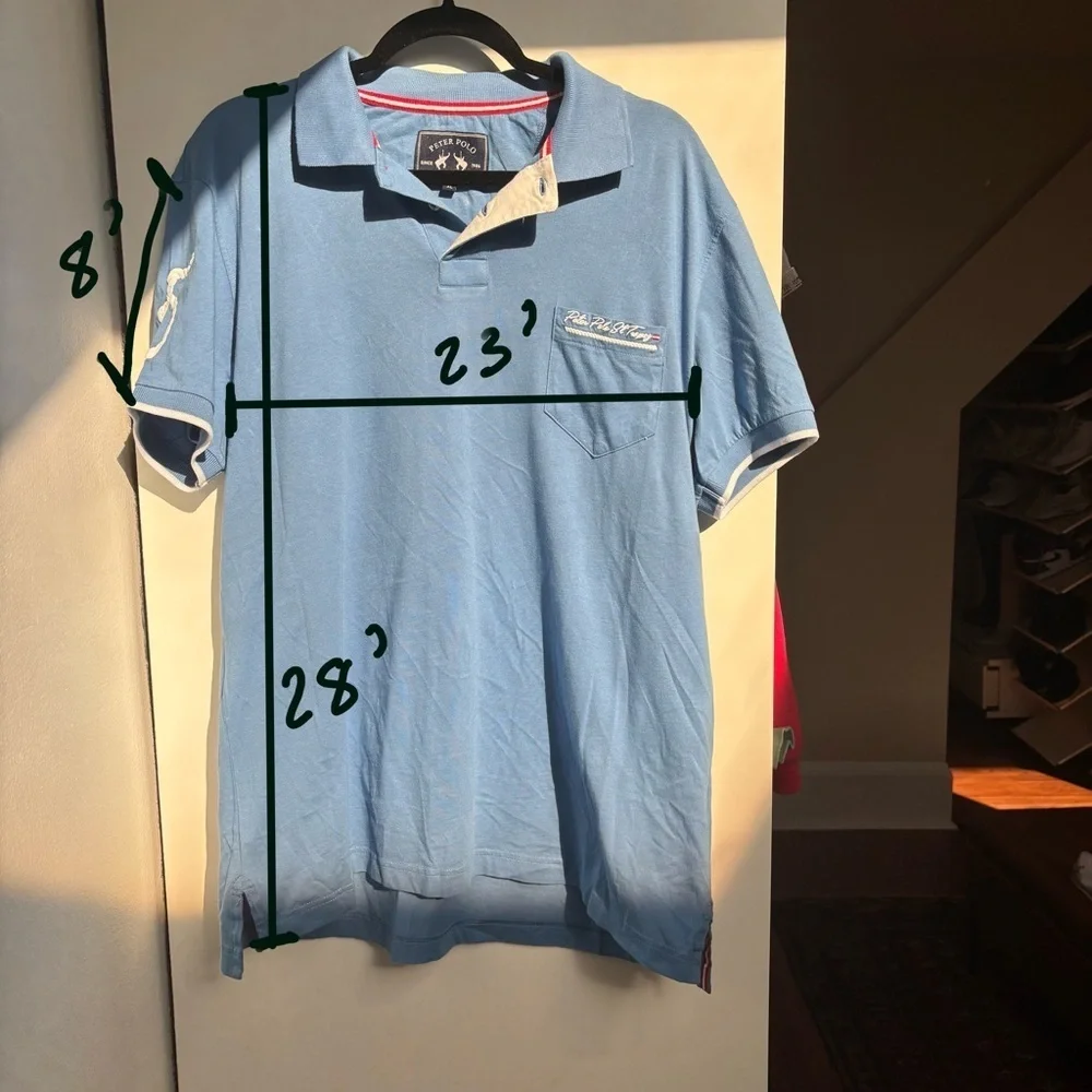 Men's Blue Polo Shirt